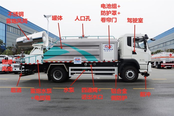 CL5090TDYBEV東風(fēng)純電動多功能抑塵車